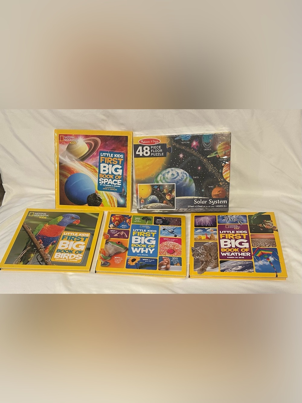 National Geographic Kids Books & Solar System Puzzle Bundle